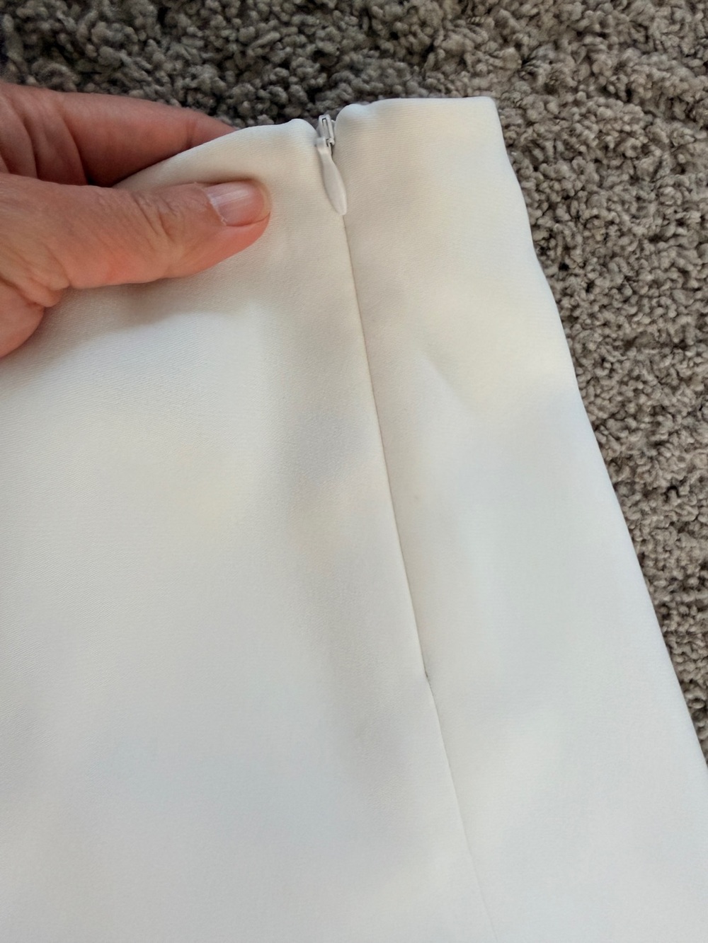 The Row Off White Split Hem Trousers - Picture 4 of 13